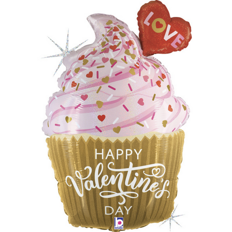 Happy Valentine's Day Cupcake Love Balloon