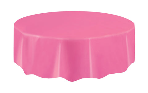 Hot Pink Round Tablecloth