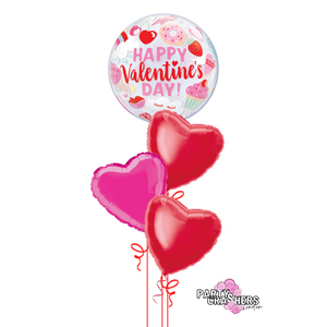 Happy Valentine's Day Bubble Balloon Package