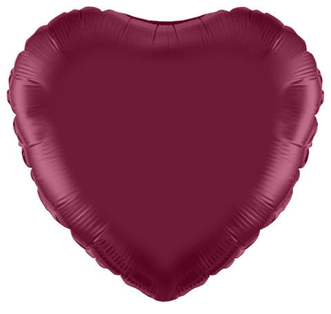 Burgundy Heart Balloon