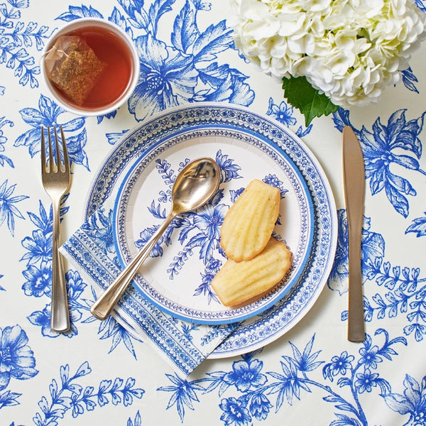 Blue Toile Cocktail Napkins (25 Pack)