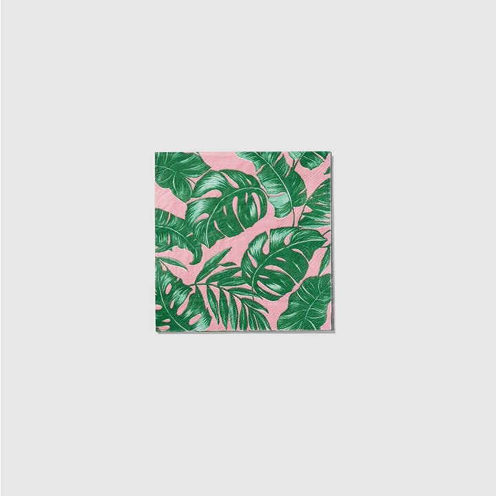 Palm Leaves Paper Cocktail Napkins (25 Pack)
