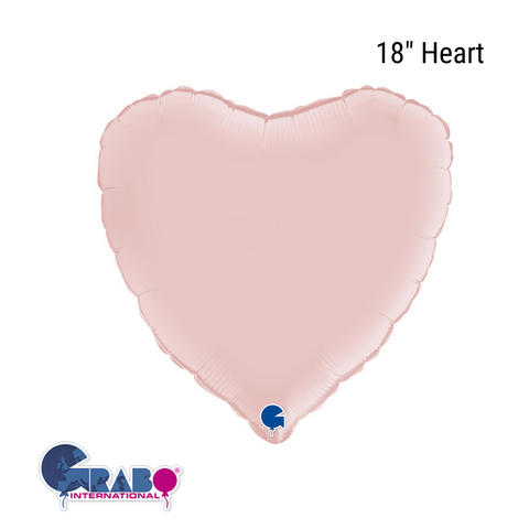 Satin Pink Heart Balloon
