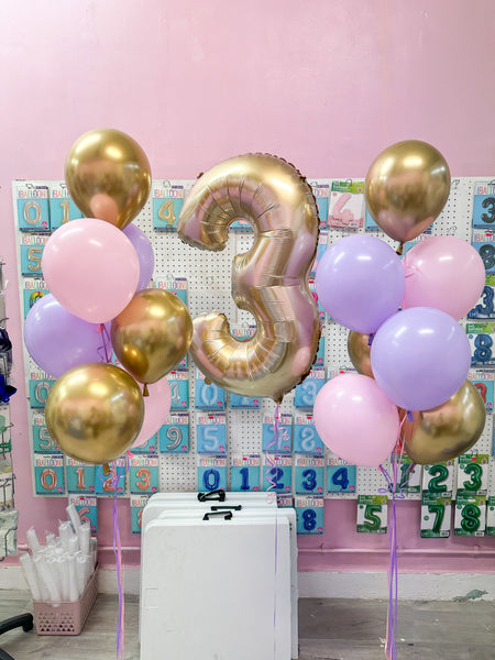 Latex & Foil Combo Helium Balloon Package
