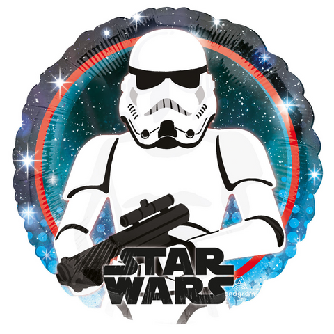 Star Wars Storm Trooper Round Foil Balloon
