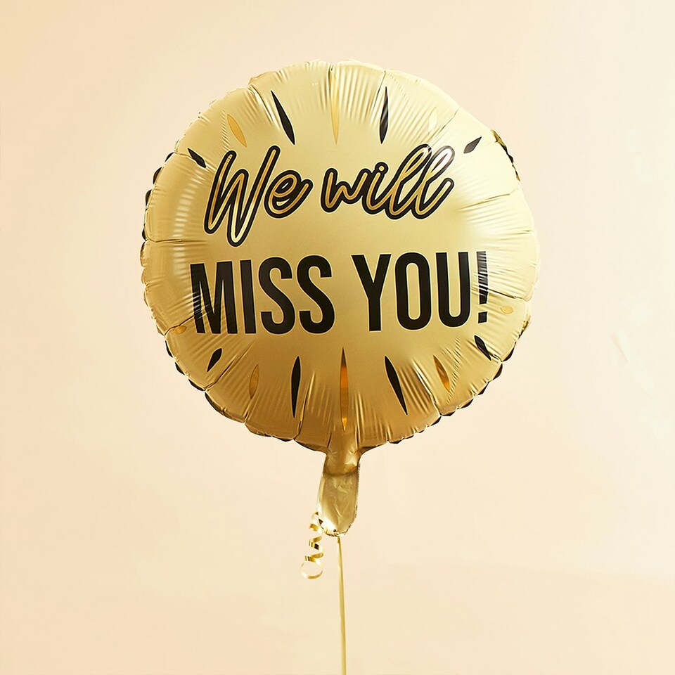 We Will Miss You Balloon