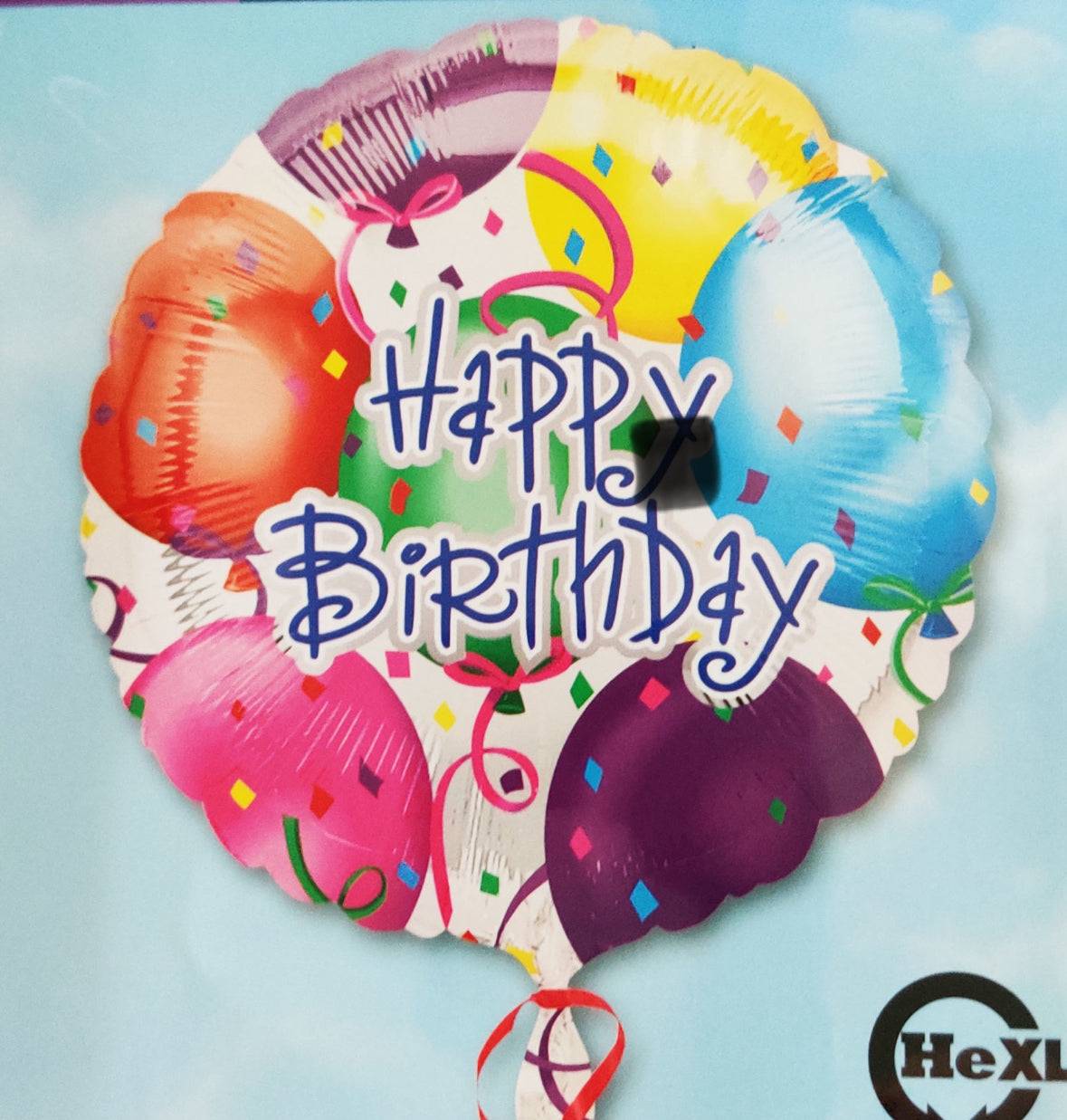 Happy Birthday Sprinkle Foil Balloon