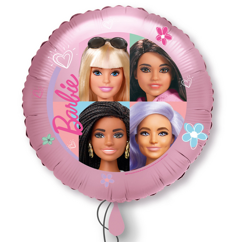 Round Barbie Faces Balloon