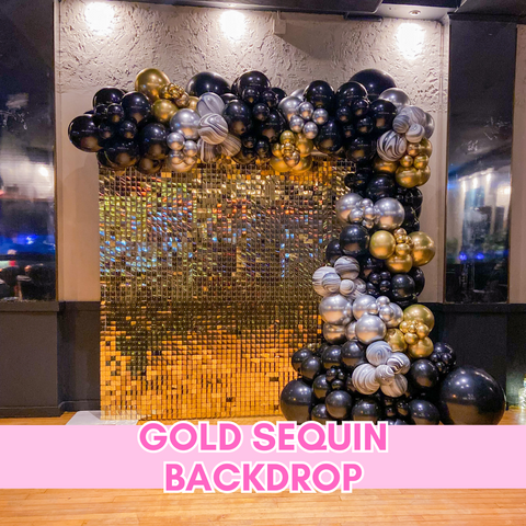 GOLD SEQUIN BACKDROP HIRE - PLEASE EMAIL TO HIRE