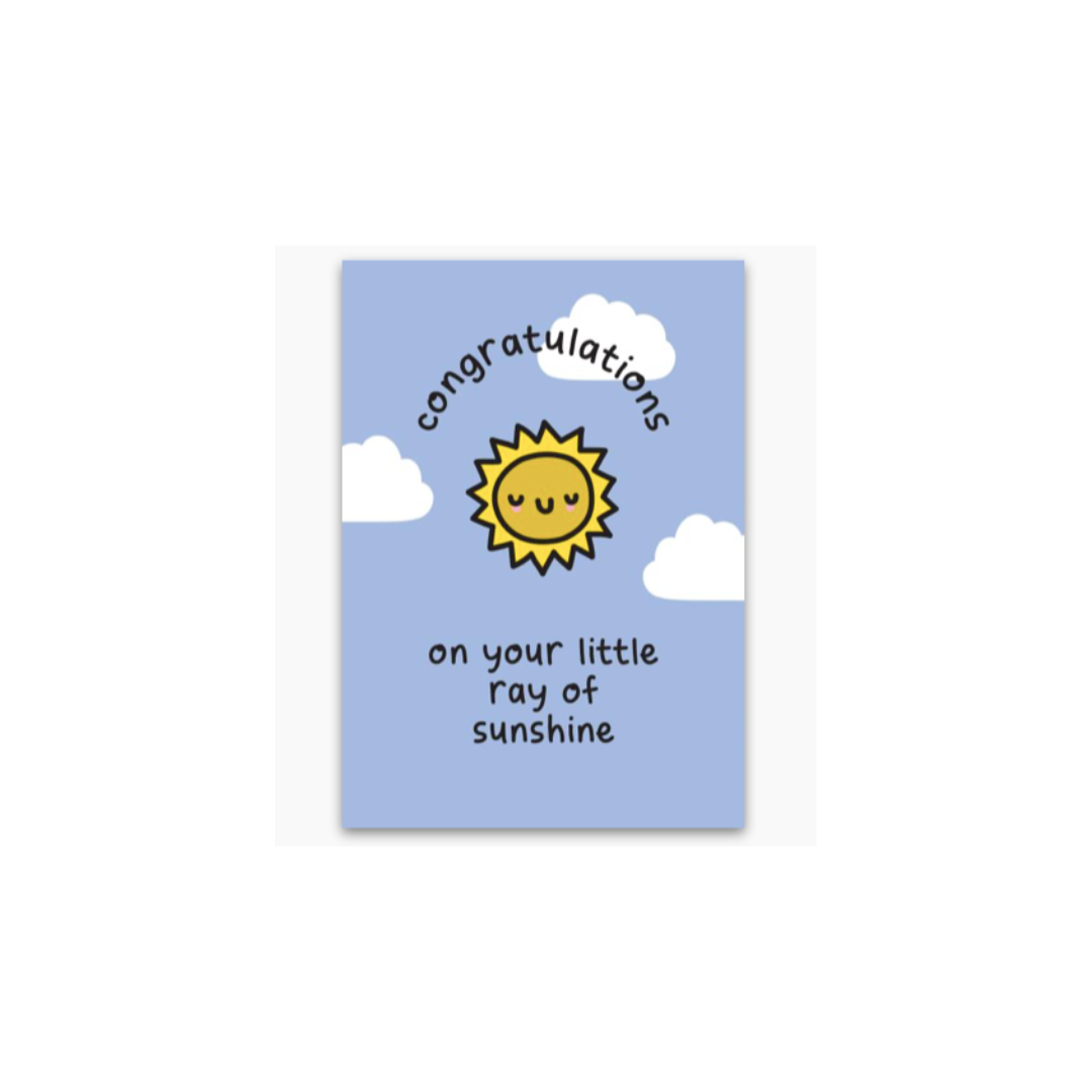 Congratulations On Your Little Ray Of Sunshine New Baby Card