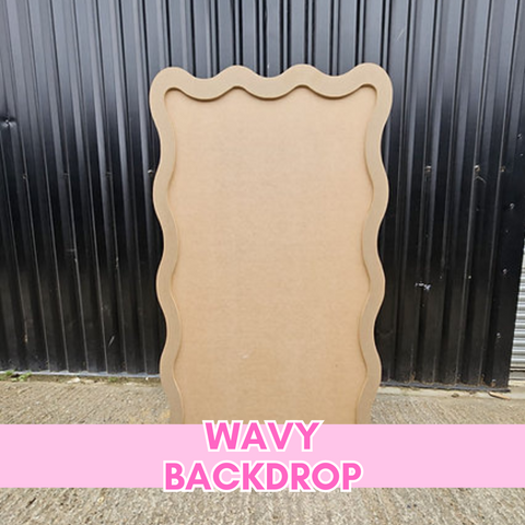 WAVY BACKDROP HIRE - PLEASE EMAIL TO HIRE