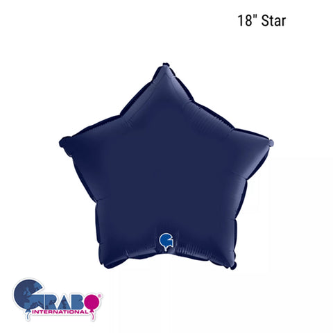 Navy Blue Star Balloon
