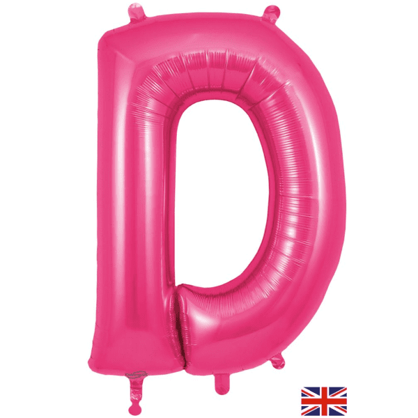 Hot Pink Letter Balloons