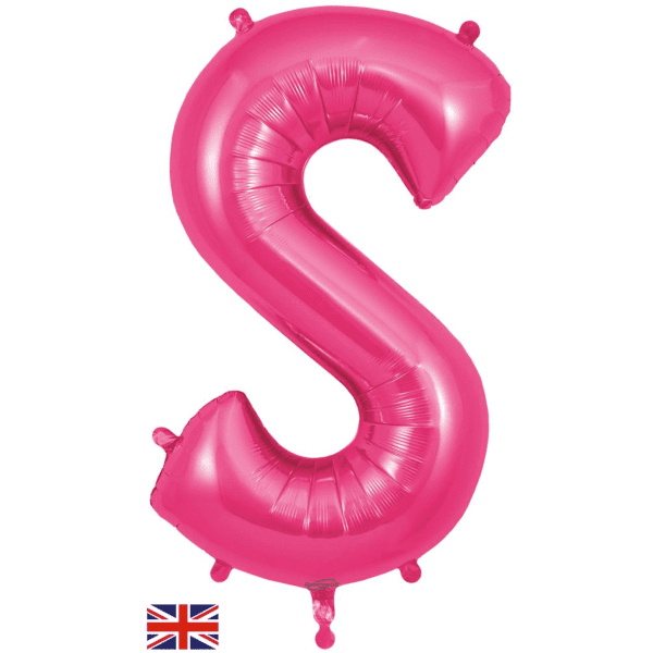 Hot Pink Letter Balloons