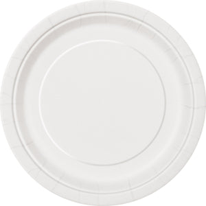 White Paper Plates