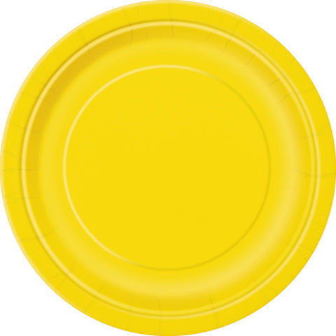 Sunflower Yellow Paper Plates