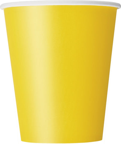 Sunflower Yellow Paper Cups