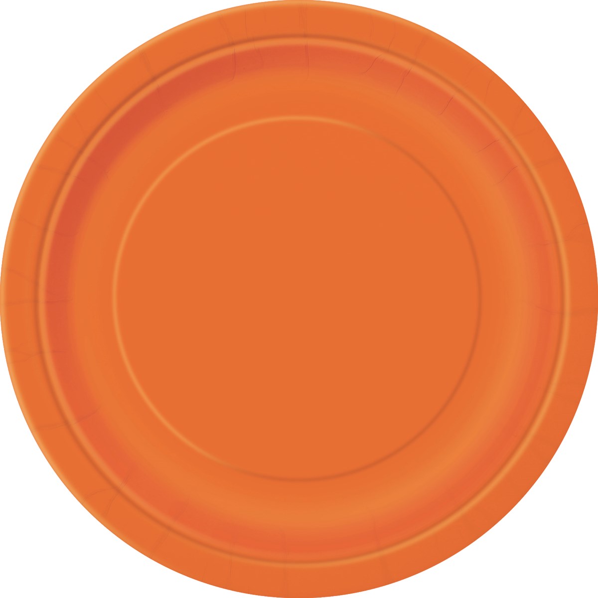 Orange Paper Plates