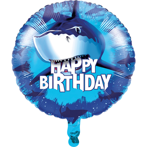Happy Birthday Shark Balloon