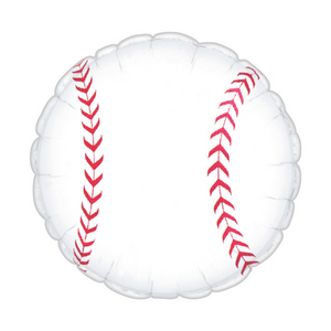 Baseball Round Foil Balloon