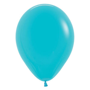 Caribbean Blue Latex Balloon