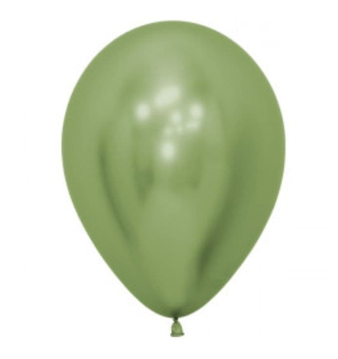 Chrome Sage Green Latex Balloon