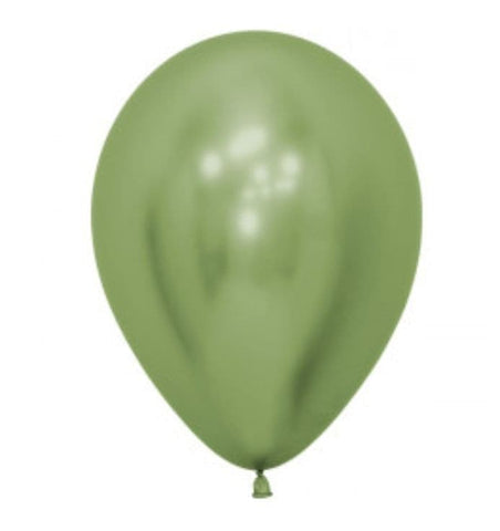 Chrome Sage Green Latex Balloon