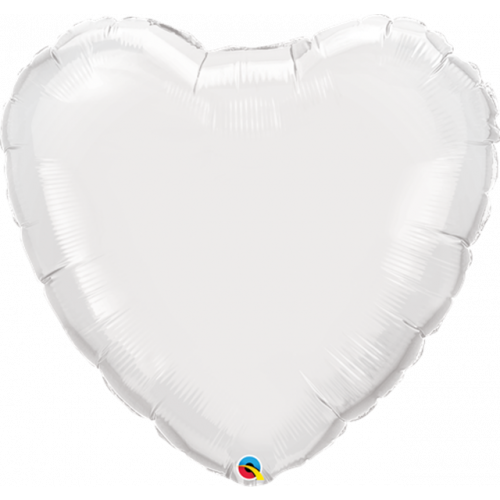 Giant White Heart Balloon