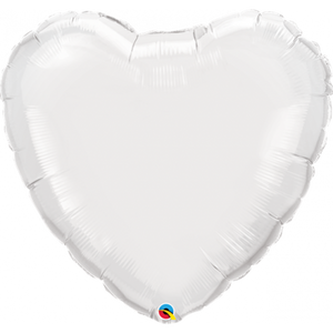 Giant White Heart Balloon