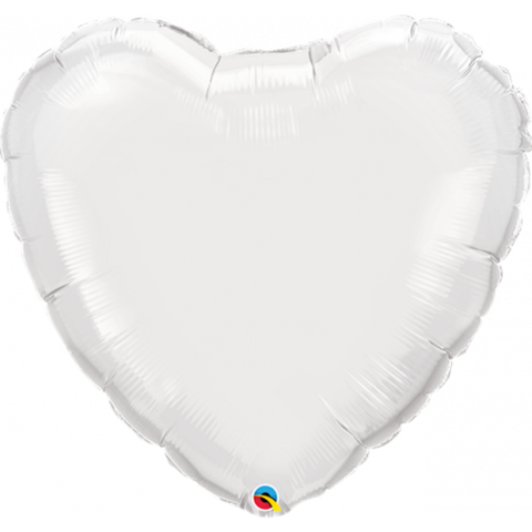 Giant White Heart Balloon