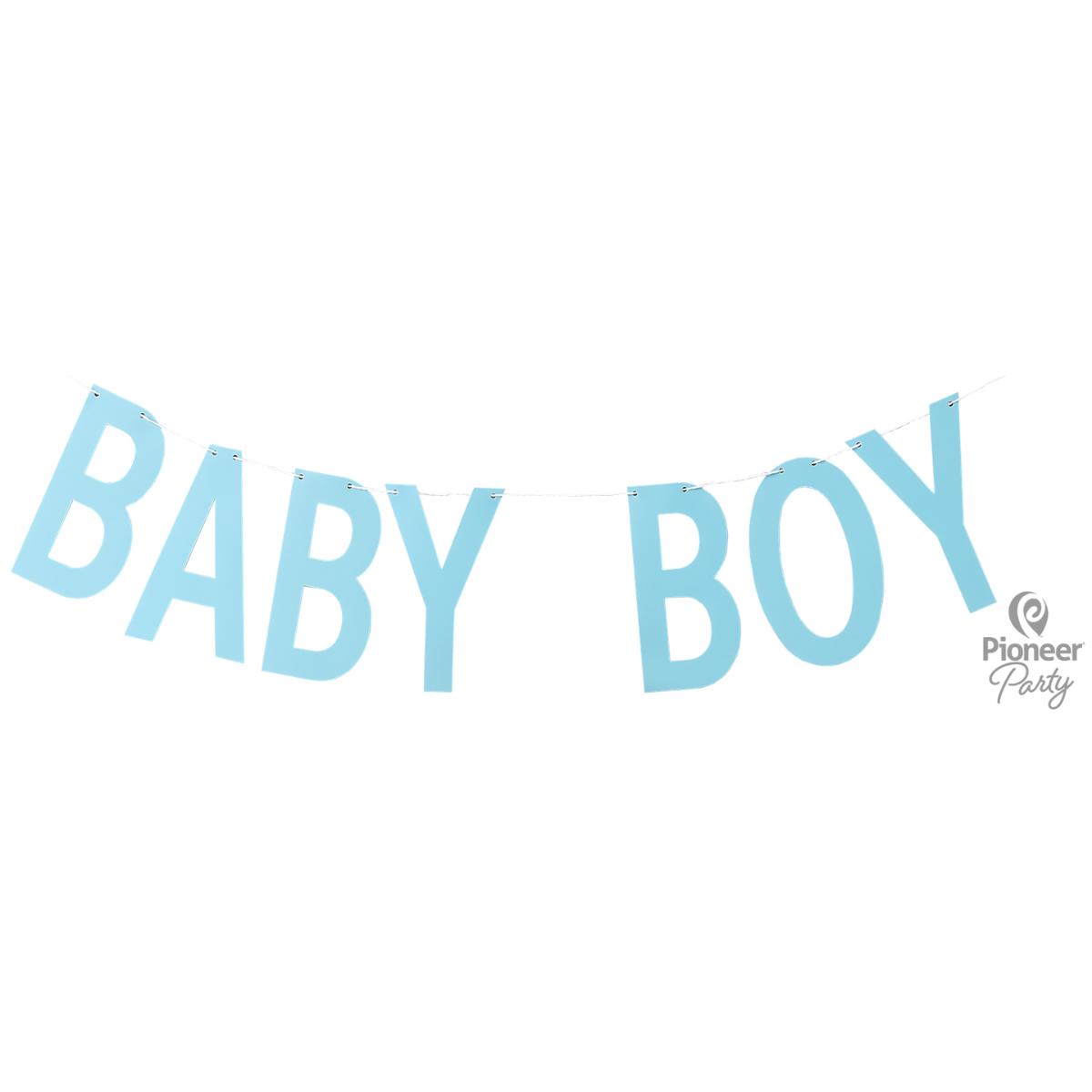 Baby Boy Blue Letter Banner