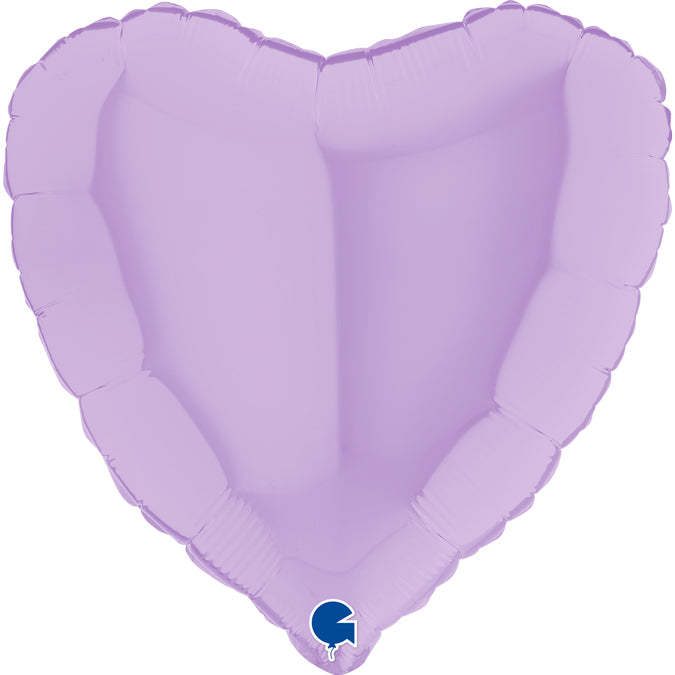 Matte Lilac Heart Balloon