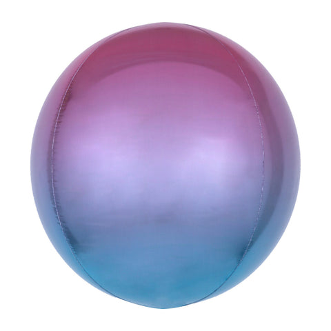 Pink and Blue Ombre Orbz Balloon