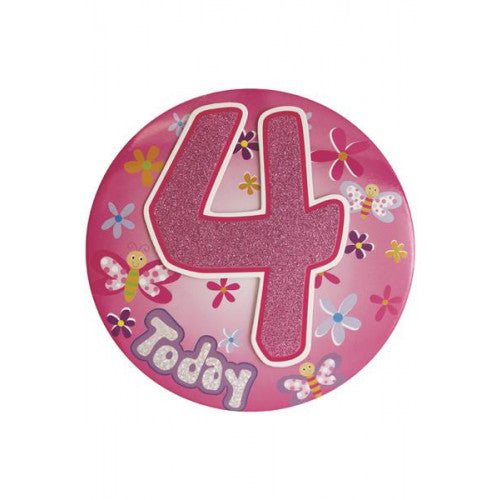 4th Birthday Badge