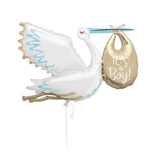 It's A Boy Stork Balloon