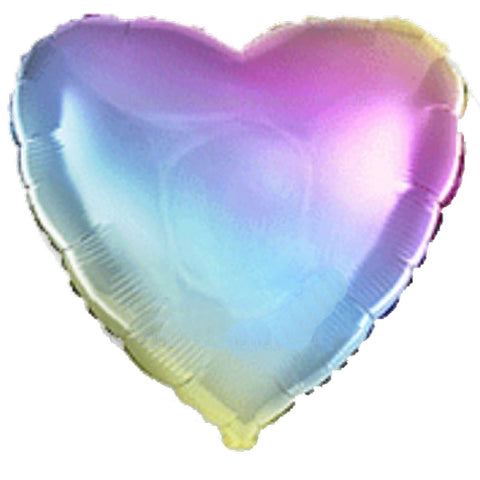 Rainbow Heart Balloon