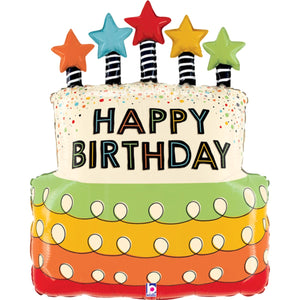 Happy Birthday Cake Balloon