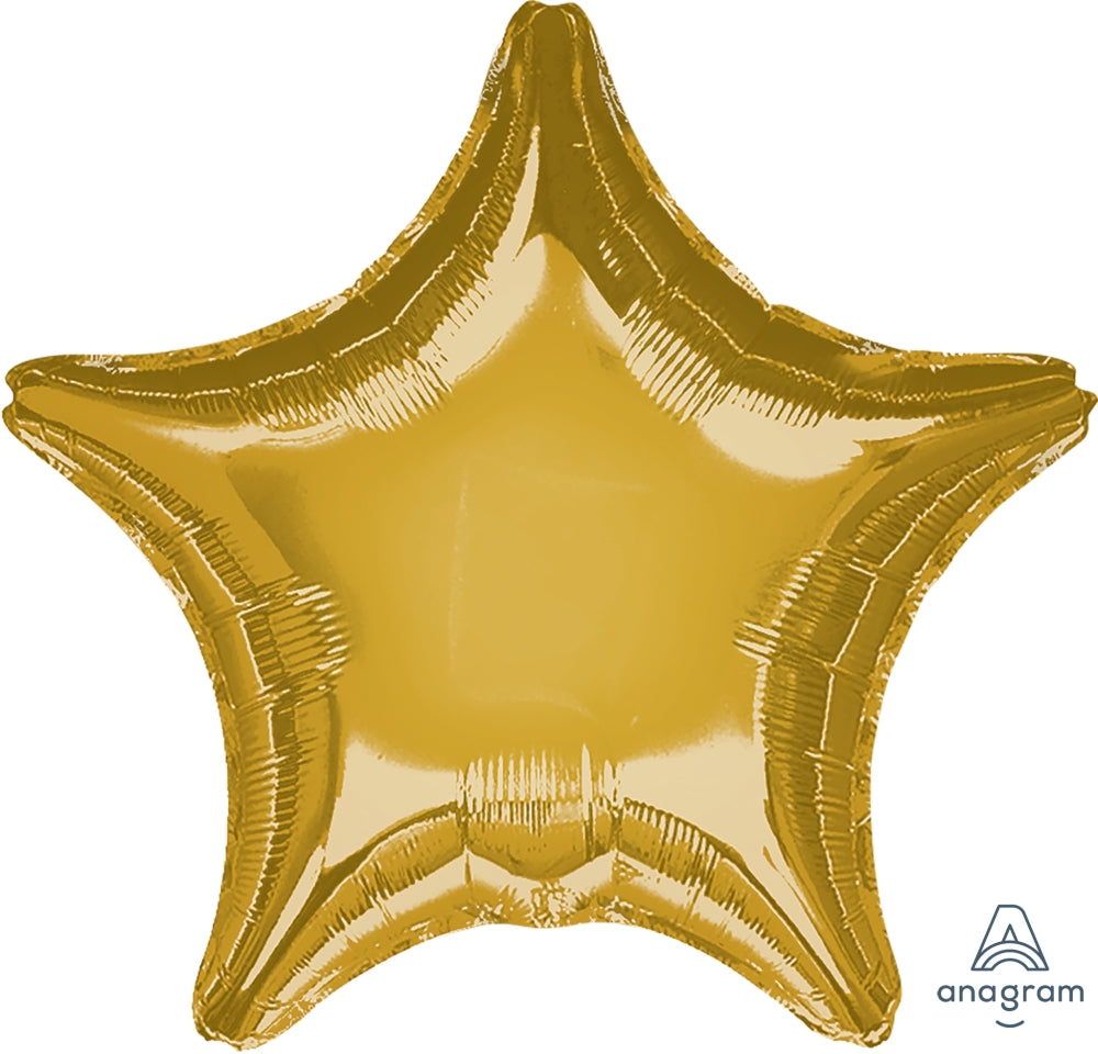 Metallic Gold Star Balloon
