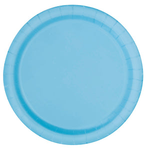 Light Blue Paper Plates