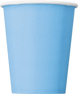 Light Blue Paper Cups