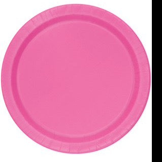 Hot Pink Paper Plates