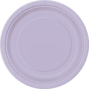 Lavender Paper Plates