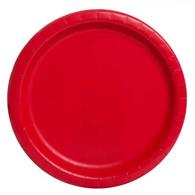 Red Paper Plates