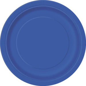Royal Blue Paper Plates