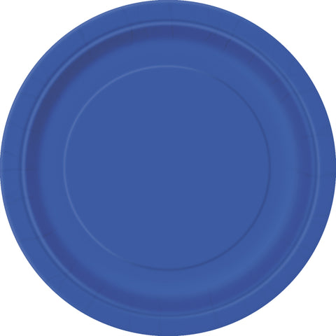 Royal Blue Paper Plates