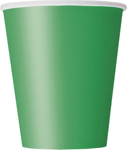 Emerald Green Paper Cups