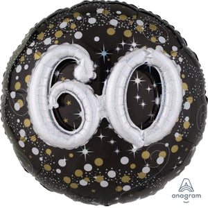 60th Birthday 3D Foil Balloon