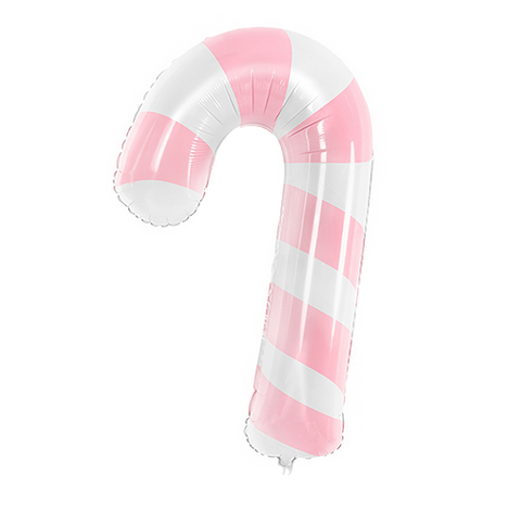 Pink Candy Cane Balloon