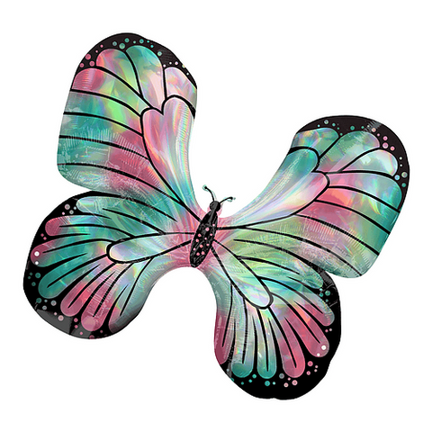 Rainbow Butterfly Balloon