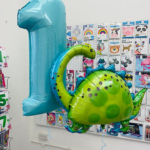 Green Dinosaur Balloon